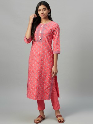 Sangria Women Kurta Pant Set