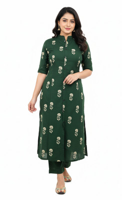 K CREATION Women Kurta Palazzo Dupatta Set