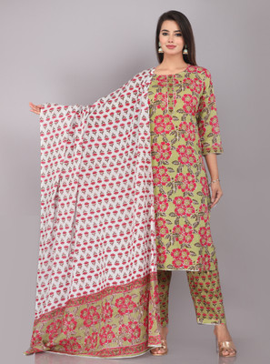 VISPI Women Kurti Pant Set