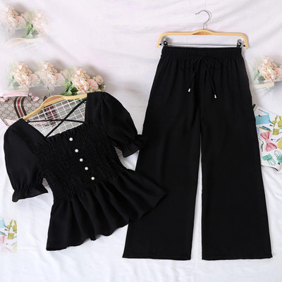 KA Fashion Women Crop Top Palazzo Set