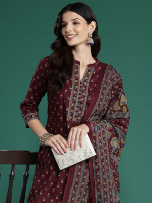 Indo Era Women Kurta Salwar Dupatta Set
