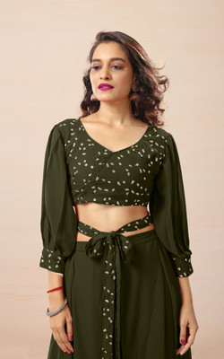 SANCIA Women Ethnic Top Palazzo Set