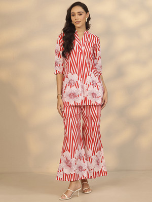 LIBAS Women Kurti Palazzo Set