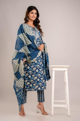 Fateh Enterprises Women Kurta Pant Dupatta Set