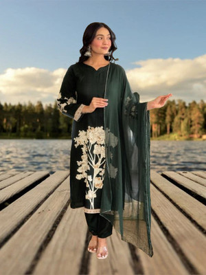 Mayank Women Kurti Pant Attached Dupatta Set