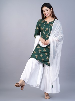 rivaan Women Kurta Sharara Dupatta Set