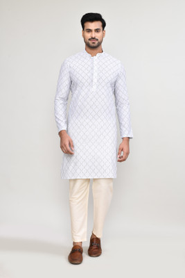 POLY2FAB Men Kurta Pyjama Set