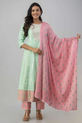 kgs exports Women Churidar Dupatta Set