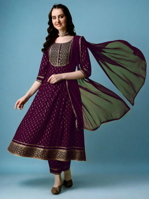 HouseOfCommon Women Kurti Pant Dupatta Set