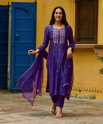 Gosriki Women Kurta Pant Dupatta Set