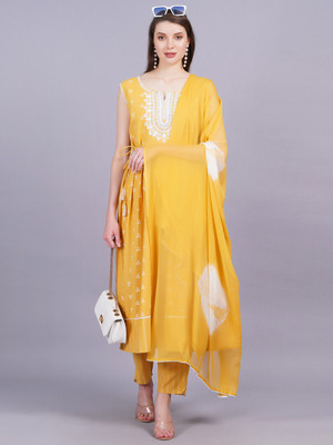 Highlight fashion export Women Kurta Pant Dupatta Set