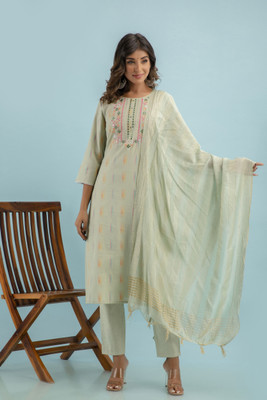Anany International Women Kurta Pant Dupatta Set