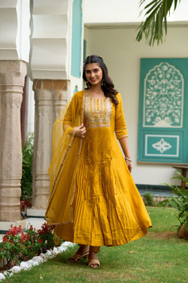 Nalira Women Kurta Pant Dupatta Set