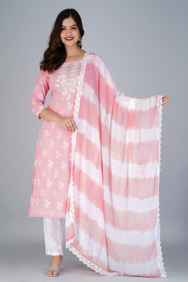 PRAVIK Women Kurta Pant Dupatta Set