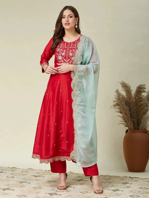 MOKOSH Women Kurta Pant Dupatta Set