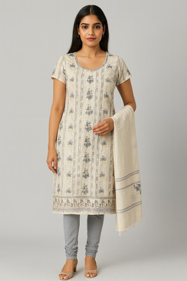 OSWAL ARTS Women Kurti Churidar Dupatta Set