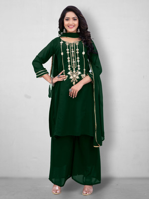SANCIA Women Kurta Palazzo Set
