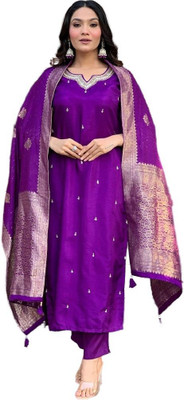 Kazzo Lifestyle Women Kurti Pant Dupatta Set