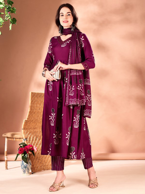 berrylicious Women Kurta Pant Dupatta Set