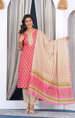 Prathmikta Women Kurti Pant Dupatta Set