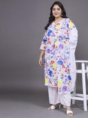 Tissu Women Kurta Palazzo Dupatta Set