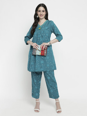 aayusika Women Kurta Palazzo Set