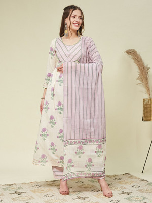 Colors of Earth Women Kurta Pant Dupatta Set