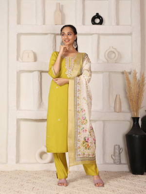all about you Women Kurta Pant Dupatta Set