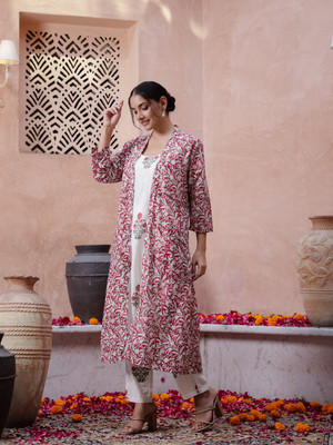 Sangria Women Kurta Pyjama Set
