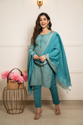 Andheriyas Enterprises Women Kurta Pant Dupatta Set