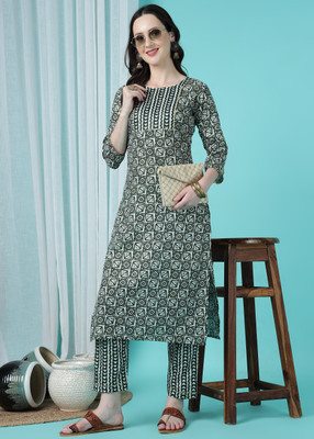 TRAHIMAM Women Kurta Pant Set
