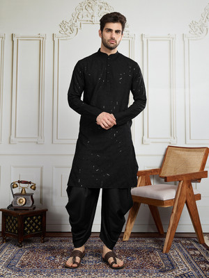 House of Pataudi Men Kurta Dhoti Pant Set