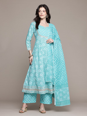 R RANAK CREATION Women Kurta Palazzo Dupatta Set