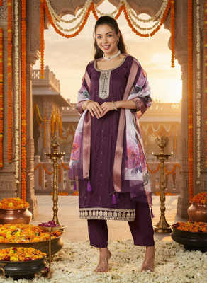 MOKOSH Women Kurta Pant Dupatta Set