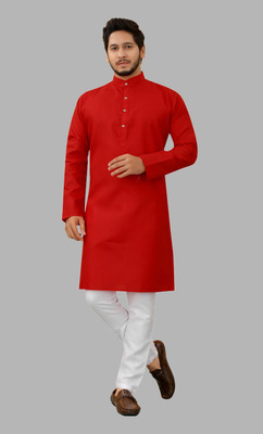 SURATILALA Men Kurta Pyjama Set