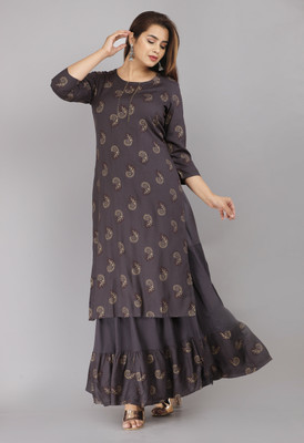 Ku fashion Women Kurti Skirt Set
