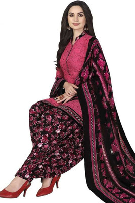 SIMPLYETHNIC Crepe Printed Salwar Suit Material
