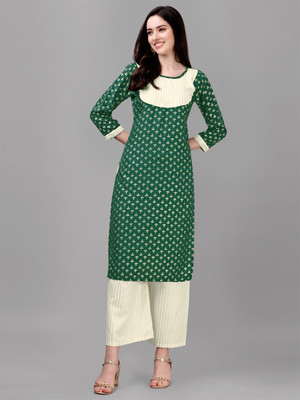 PIRUZA Women Kurti Palazzo Set