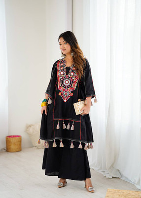 THE PRIVATE LABLE Women Kurta Palazzo Set