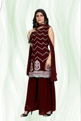 PRIYANSHI ENTERPRISE Women Kurta Palazzo Dupatta Set