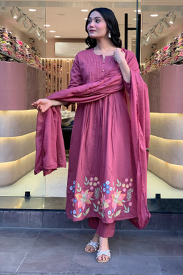 Aaghnya Fashion Women Kurta Pant Dupatta Set