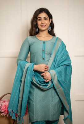 Andheriyas Textiles Women Kurta Pant Dupatta Set