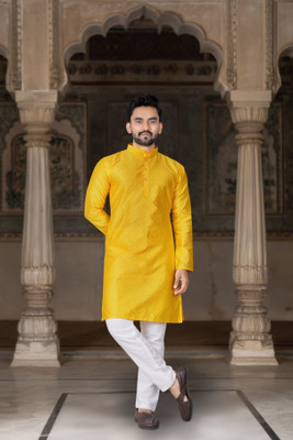 DHASU TRENDZ Men Kurta Pyjama Set
