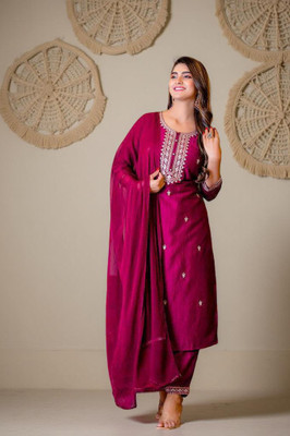 KAAYA CREATION Women Kurti Pant Dupatta Set