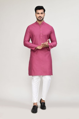 POLY2FAB Men Kurta Pyjama Set