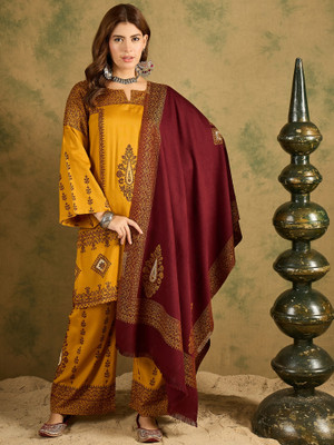 SAHASIKA Women Kurti Palazzo Dupatta Set