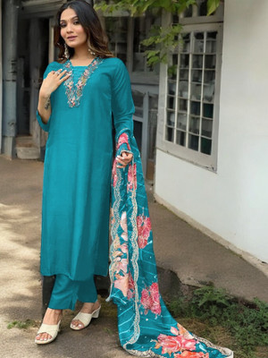 Aarya etrhnic Women Kurta Pant Dupatta Set