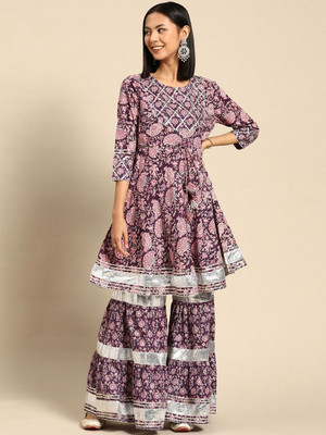 ANOUK Women Kurta Sharara Set