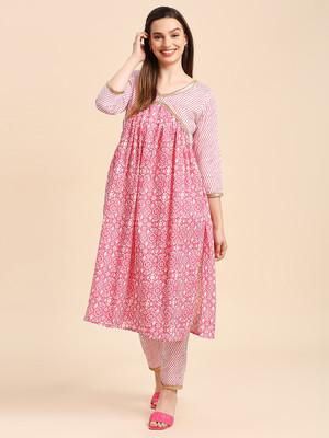 varani exim Women Kurta Pant Set