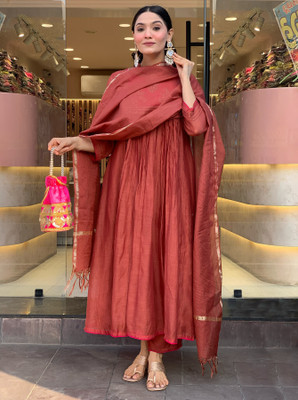 Gosriki Women Kurta Pant Dupatta Set